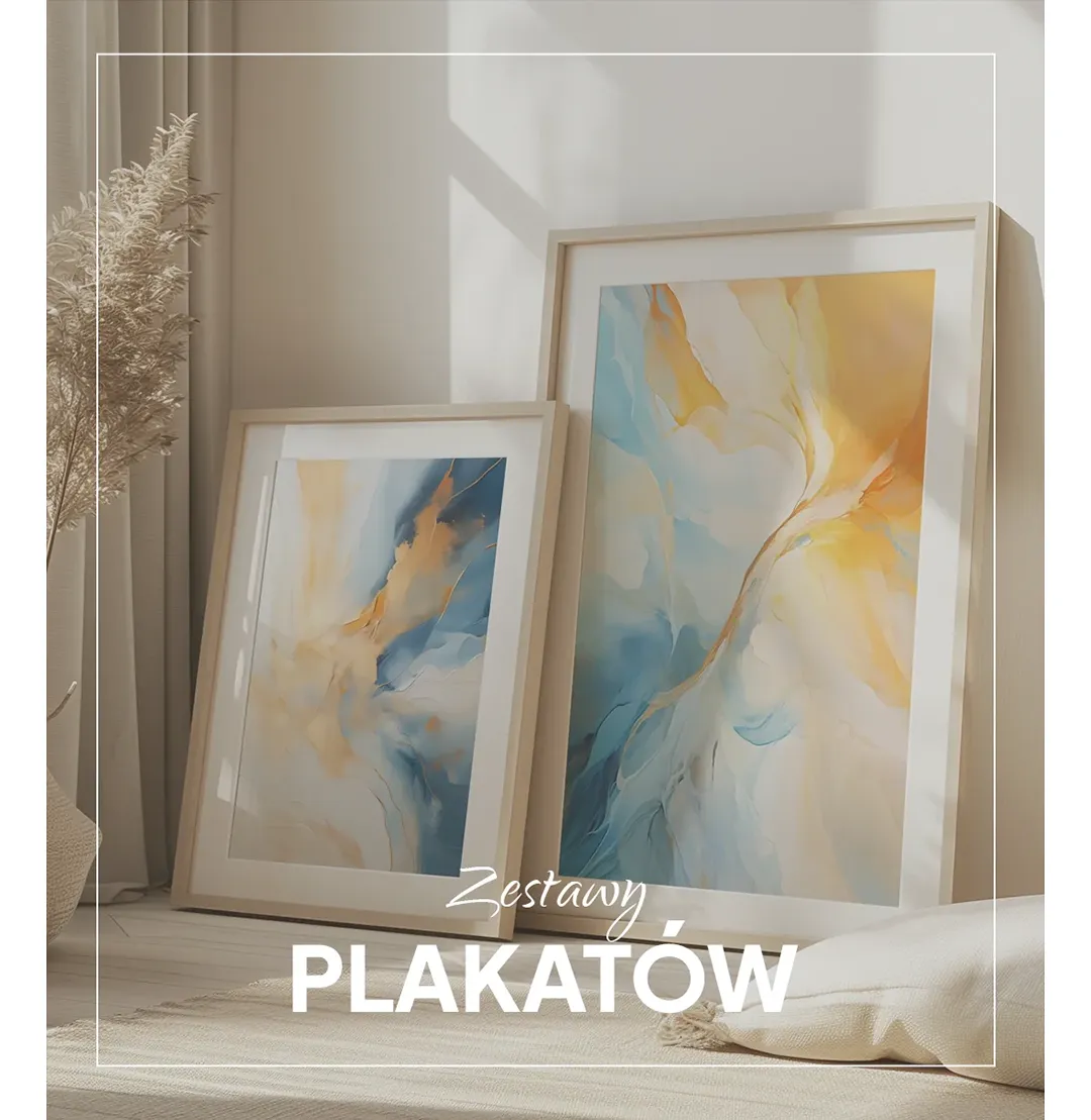 Zestawy dwóch i trzech plakatów